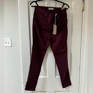 Madewell new with tags high rise skinny jeans